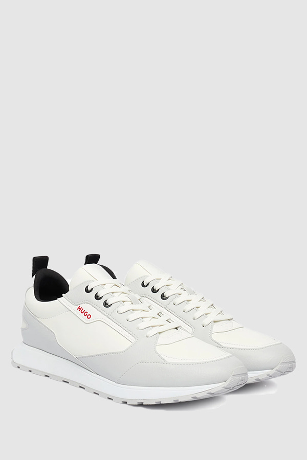 ΠΑΠΟΥΤΣΙΑ SNEAKERS HUGO - 060 ΓΚΡΙ